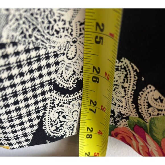 Richie Freeman Womens Vintage 100% Silk Double-Breasted Floral Blazer Sz 10 - Picture 9 of 12